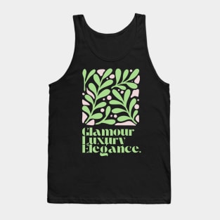 Glamour Luxury Elegance Flowers Tank Top